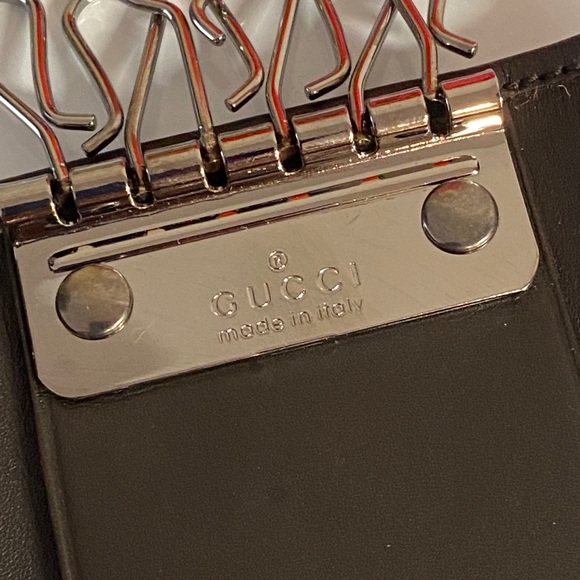 Authentic Gucci Jacquard Brown Monogram Key Case New - Picture 5 of 12